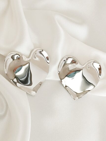 Ruffled Hearts silver