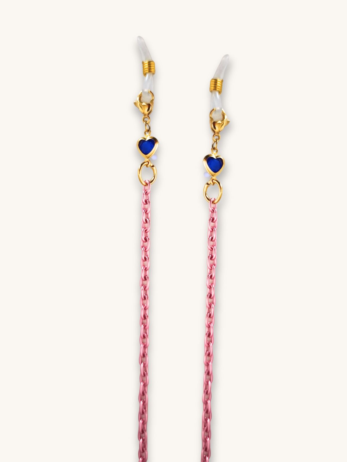 alysida-gyalion-kai-kolie-2-se-1-roz-xryso-me-mple-krystallakia-kardoules Αλυσίδα Γυαλιών & Κολιέ 2-σε-1 σε Ροζ Χρυσό με Μπλε Κρυσταλλάκια Καρδούλες | Couronne